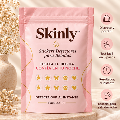 Pegatinas detectoras para bebidas: tus uñas ahora pueden comprobar tu bebida